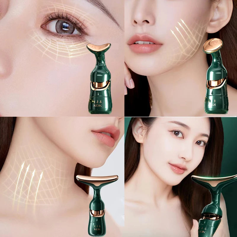 3 In 1 Facial Lifting Device - Face, Neck and Eye Massager 