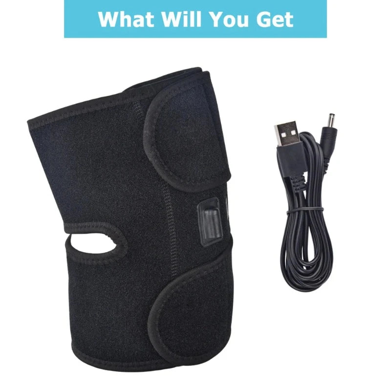 Electric Knee Heating Pad - USB Thermal Therapy Heated Knee