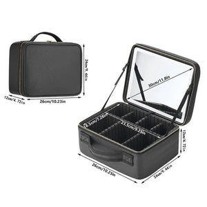 Travel Makeup Bag - Cosmetic Case Smart LED