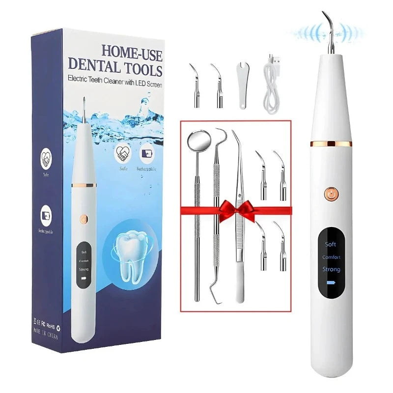 Electric Dental Calculus Remover - Ultrasound Stains Teeth Polishing