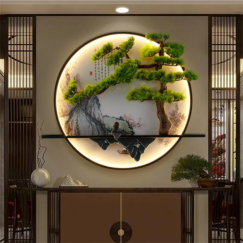 Modern Wall Landscape Picture - Lamp LED
