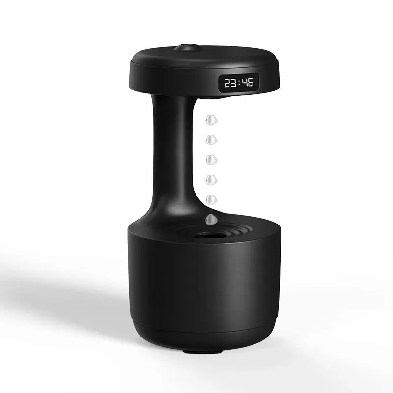 Water Droplet Air Humidifier Anti-Gravity - LED Night Light