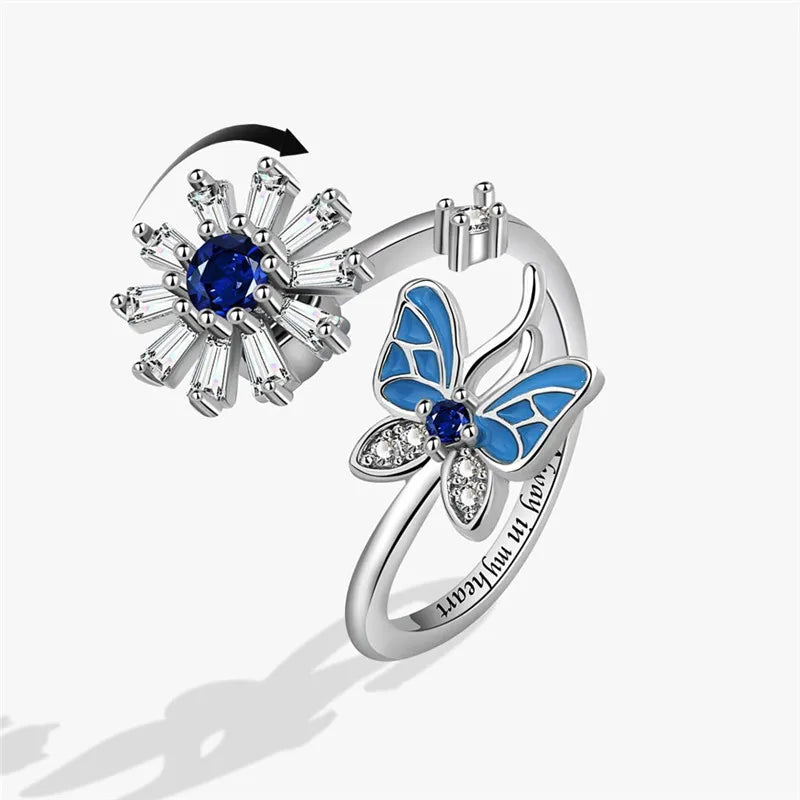 Fashion Crystal Calm Ring