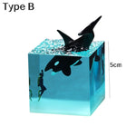 3D Marine Animals Cube - LED Table Lamp