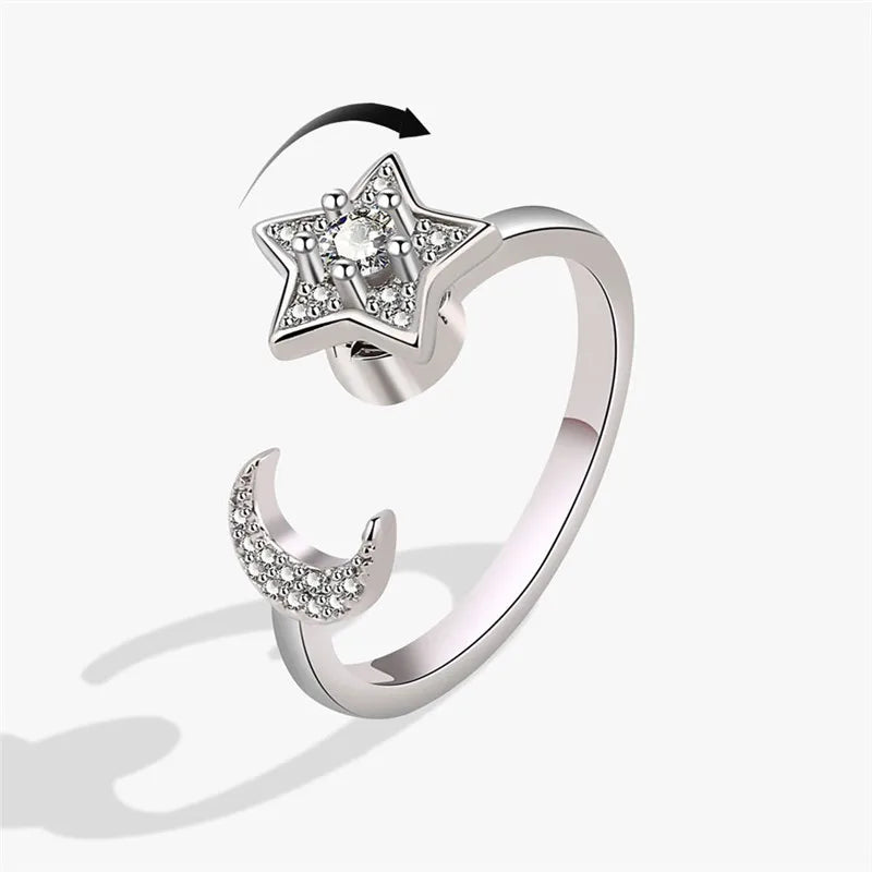 Fashion Crystal Calm Ring