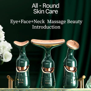 3 In 1 Facial Lifting Device - Face, Neck and Eye Massager 