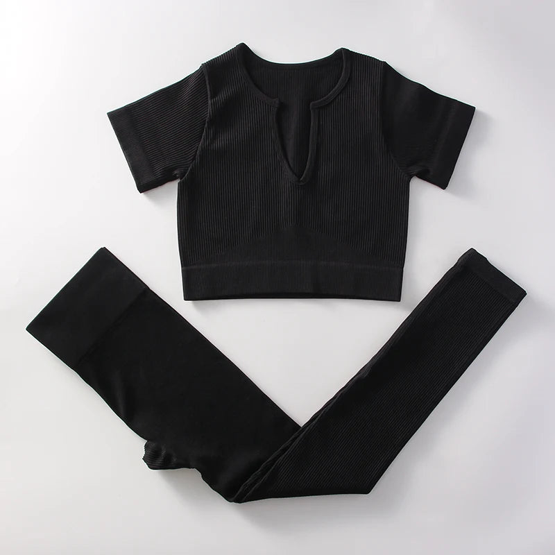 Women Seamless Workout Set -Top and Legging