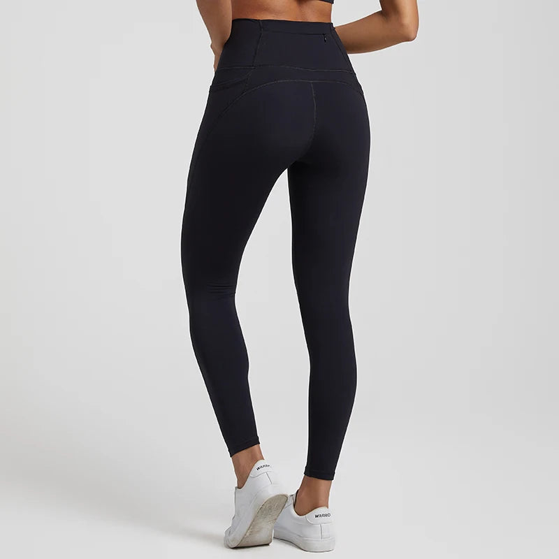 Nude No Front Seam Workout Legging - 3 Pockets