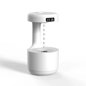 Water Droplet Air Humidifier Anti-Gravity - LED Night Light