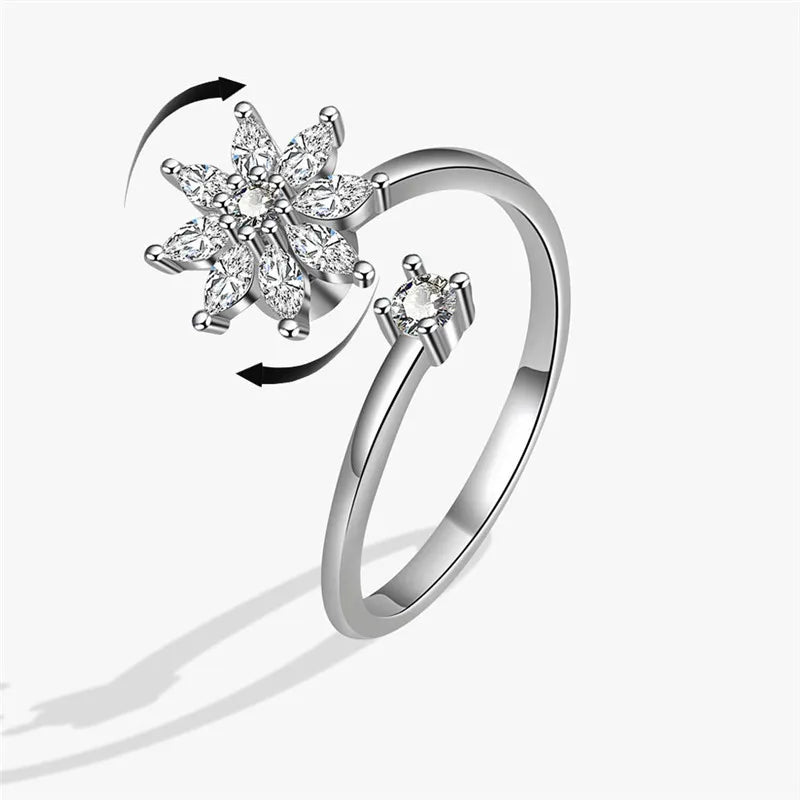 Fashion Crystal Calm Ring