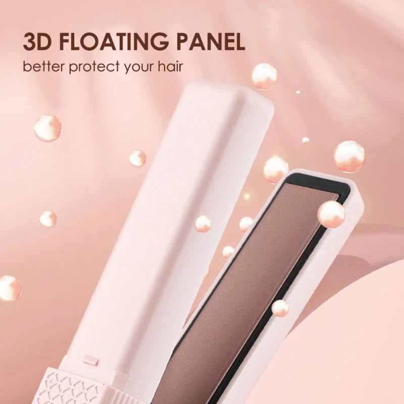 Portable Hair Iron - Straightener and Curler