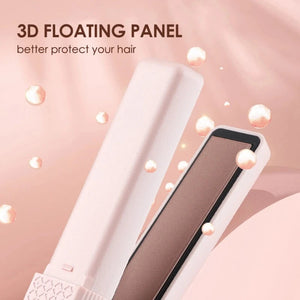 Portable Hair Iron - Straightener and Curler