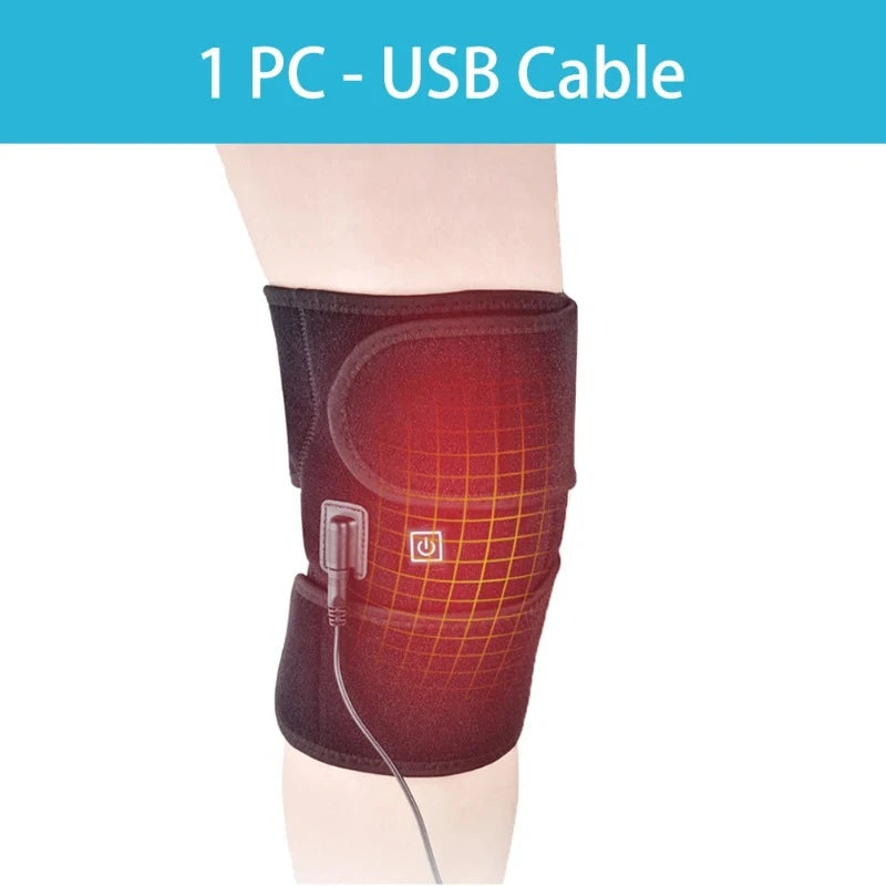 Electric Knee Heating Pad - USB Thermal Therapy Heated Knee
