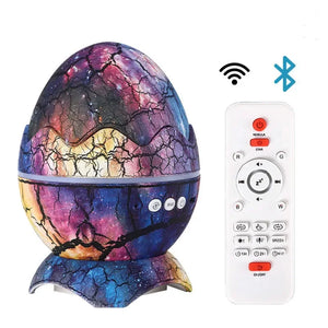 Dinosaur Egg Shell - Galaxy Projector