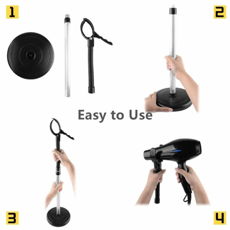 Adjustable 360 Degree Rotating Hair Dryer Stand