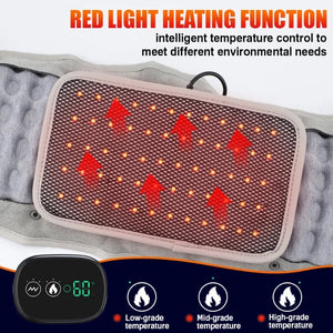 Inflatable Belt Abdomen Pain Relief - Heating Vibration and Massage