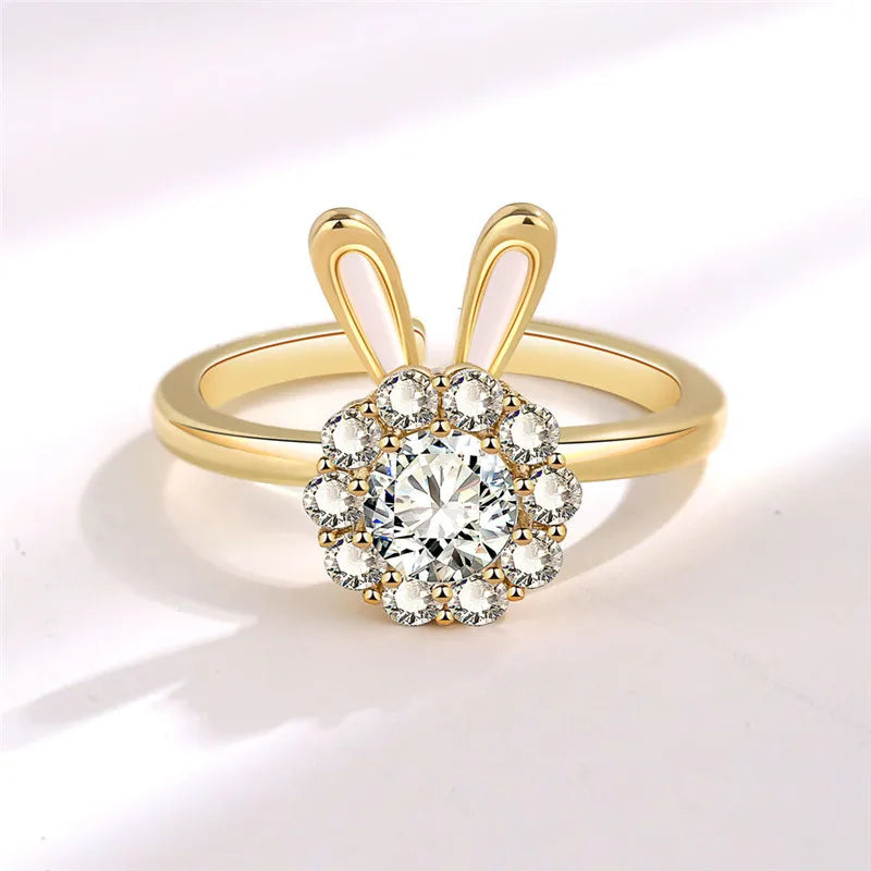 Fashion Crystal Calm Ring