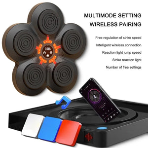 Smart Music Boxing Machine - Wall Target LED