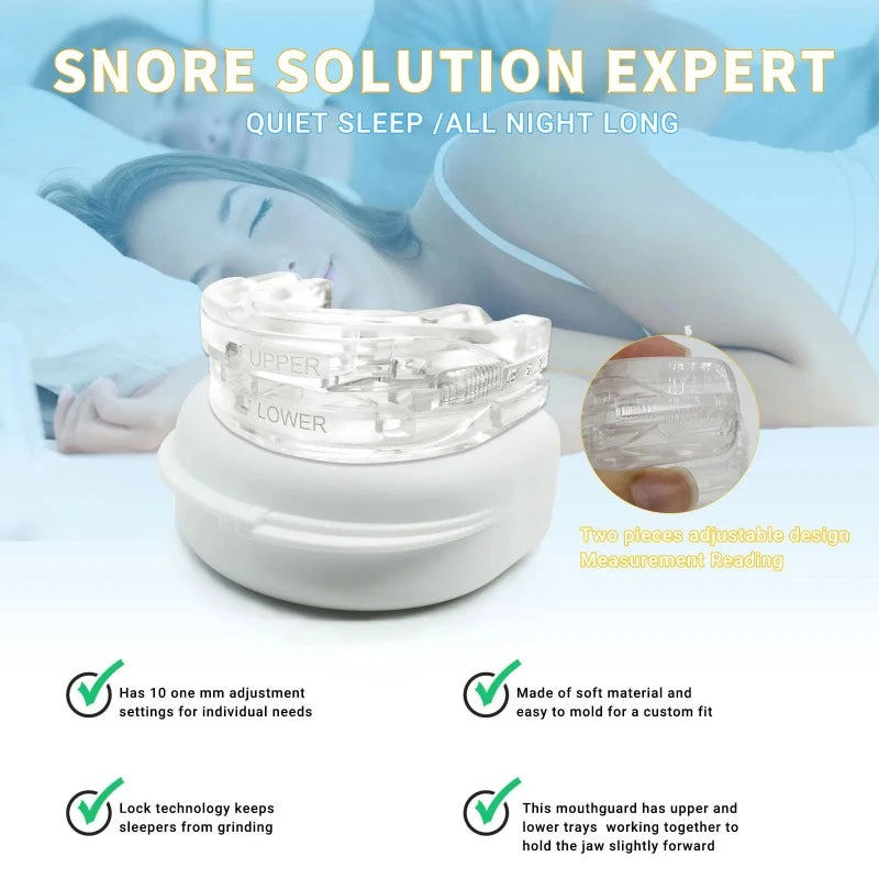 Anti Snoring Bruxism Mouth Guard - Improve Sleeping