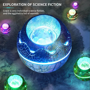 Dinosaur Egg Shell - Galaxy Projector