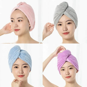 Women Quick-Drying Hair Towel - Microfiber Wisp