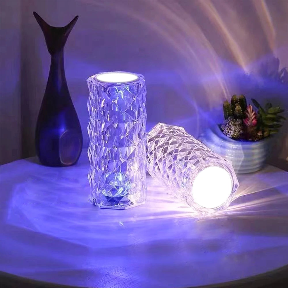 Vibrant Crystal LED Color Lamp