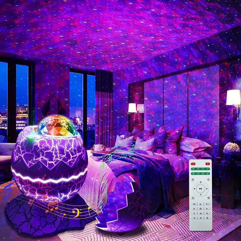 Dinosaur Egg Shell - Galaxy Projector