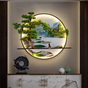 Modern Wall Landscape Picture - Lamp LED