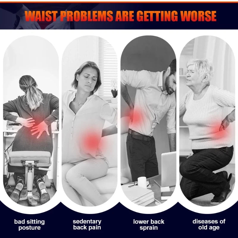 Inflatable Belt Abdomen Pain Relief - Heating Vibration and Massage