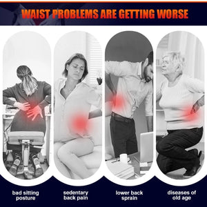 Inflatable Belt Abdomen Pain Relief - Heating Vibration and Massage