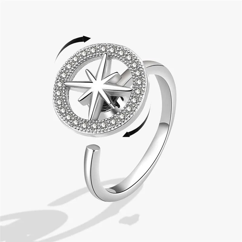 Fashion Crystal Calm Ring