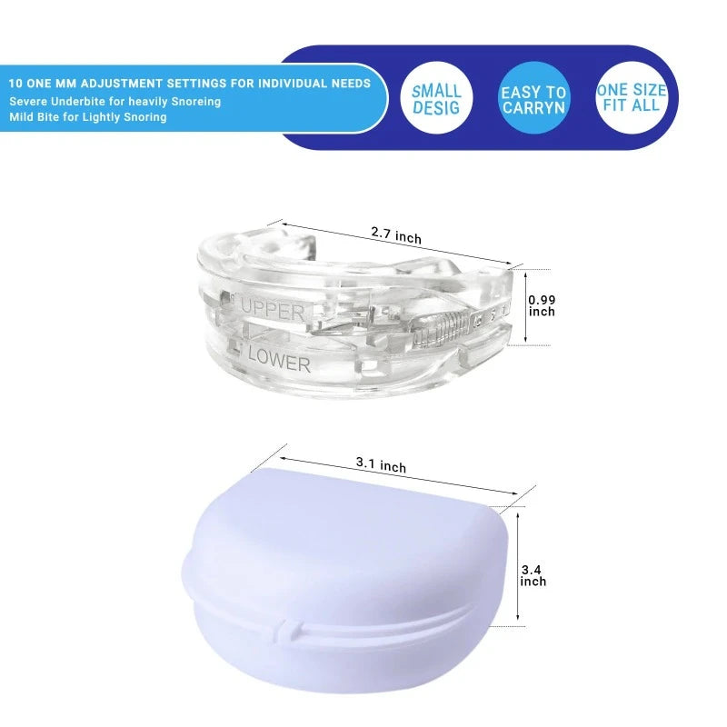 Anti Snoring Bruxism Mouth Guard - Improve Sleeping
