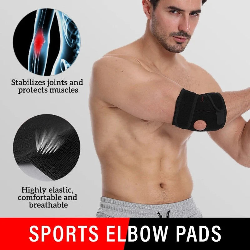 Adjustable Elbow Pads - Protector and Pain Relief