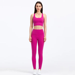 Women Sportswear Set 2 Pcs - Sports Bra and High Waist Legging