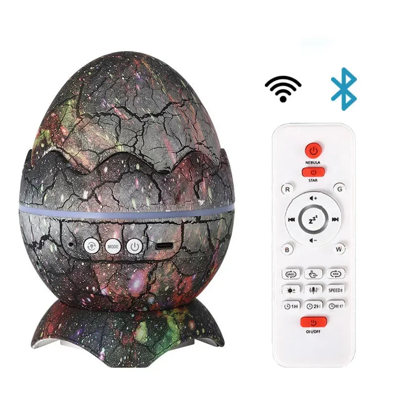 Dinosaur Egg Shell - Galaxy Projector