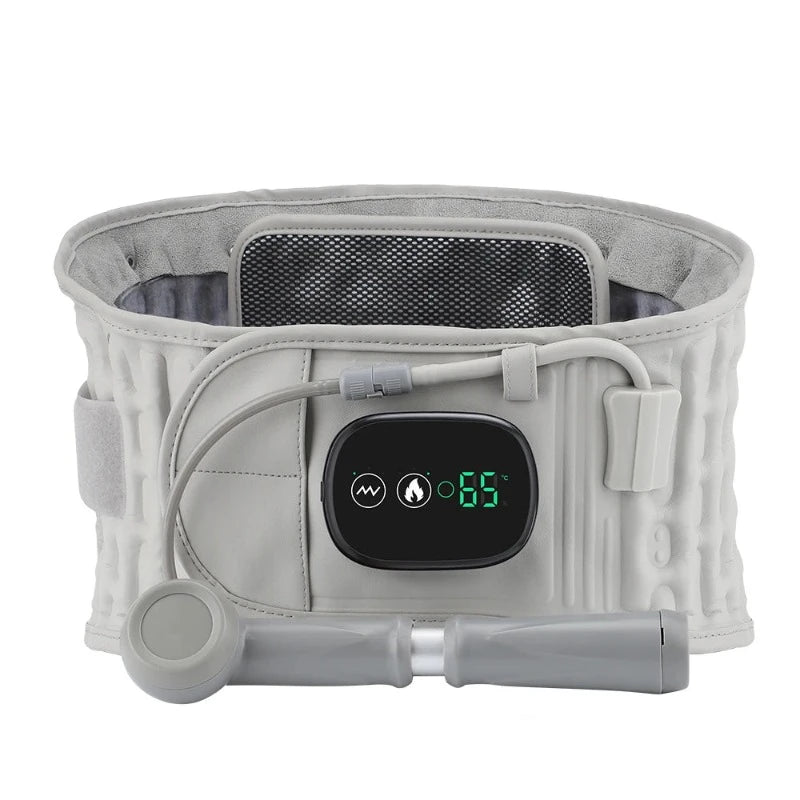 Inflatable Belt Abdomen Pain Relief - Heating Vibration and Massage