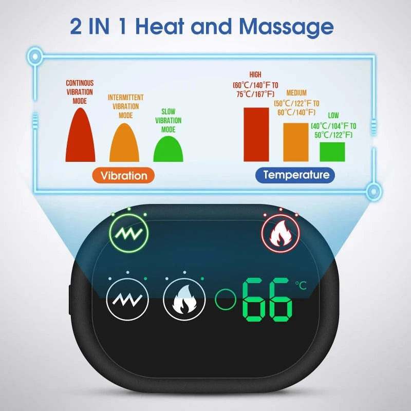 Electric Shoulder Massager - 2 In 1 Heating Vibration and Massage