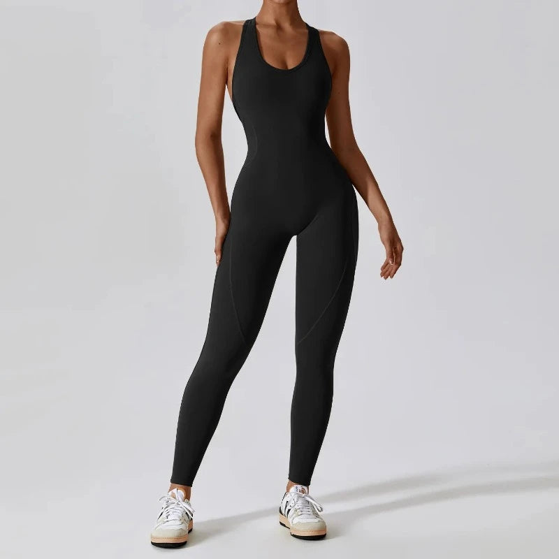 Women Jumpsuit Fitness - Outfit Push-Up Activewear