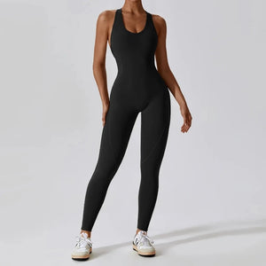 Women Jumpsuit Fitness - Outfit Push-Up Activewear