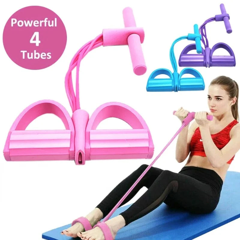 4 Resistance Elastic Pull Ropes