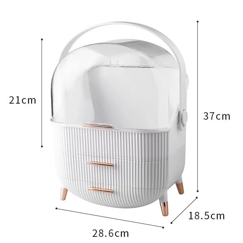 Cosmetic Storage Box - Makeup Organizer With Drawer