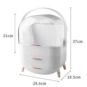 Cosmetic Storage Box - Makeup Organizer With Drawer