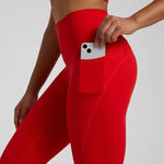 Nude No Front Seam Workout Legging - 3 Pockets
