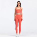 Women Sportswear Set 2 Pcs - Sports Bra and High Waist Legging
