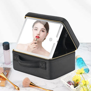 Travel Makeup Bag - Cosmetic Case Smart LED