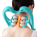 Handheld Neck Massager with Shiatsu Ball Shoulder Aid