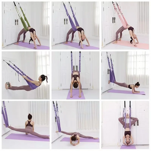 Adjustable Yoga Stretching Strap at Home